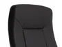 Q-connect Silla de Dirección Vero NA Simil Piel Base Metálica Ruedas Premium Negro Ancho 63 cm x Profundidad 70 cm x Altura 116-124 cm