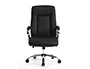 Q-connect Silla de Dirección Vero NA Simil Piel Base Metálica Ruedas Premium Negro Ancho 63 cm x Profundidad 70 cm x Altura 116-124 cm