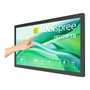 Hannspree HO221PTB Monitor Táctil 21.4" Full HD 1920x1080 para Señalización Digital, LCD, 16:9, VGA, HDMI, USB, 10 Puntos Táctiles, 600 cd/m², Altavoces, Montaje VESA