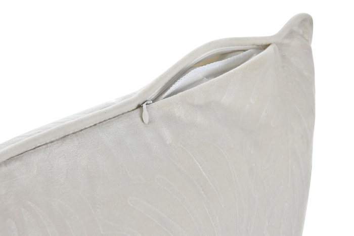 DKD Home Decor Cojín de Poliéster 50x30 cm Crudo