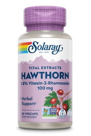SOLARAY Hawthorn Extract 100 mg 60 Cápsulas