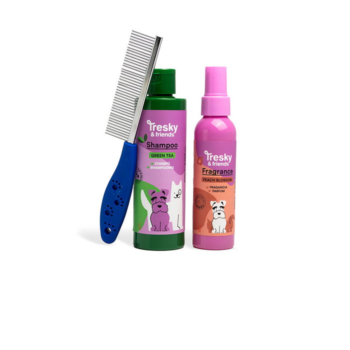Tresky & Friends Estuche de Limpieza para Mascotas de 3 piezas