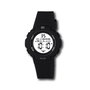G&B TIME GBody Reloj LCD Cadete Redondo Luz LED Blanco WR30 con Estuche