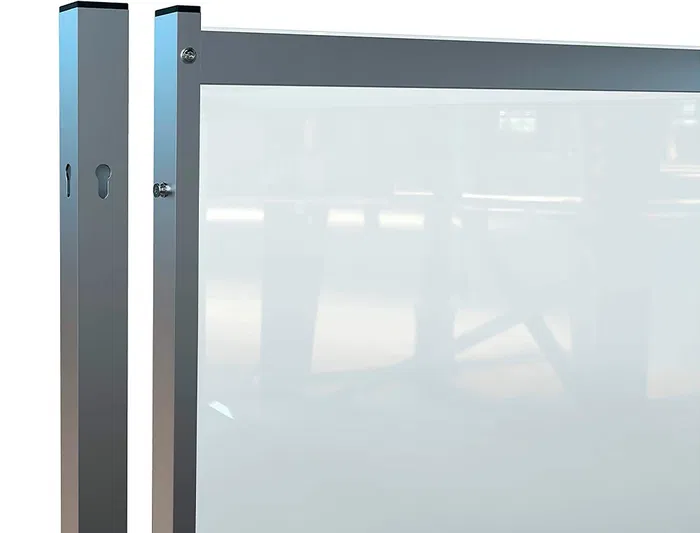 Nobo Soporte Conector para Pantalla Separadora Modular Nobo Premium Plus, Estabilidad Adicional para Escritorio Nobo Soporte Conector para Pantalla Separadora Modular Nobo Premium Plus, Estabilidad Adicional para Escritorio