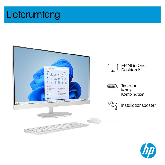 HP 27-cr2255ng Todo en uno Blanco con Intel Core Ultra 5, 16GB RAM y 512GB SSD HP 27-cr2255ng Todo en uno Blanco con Intel Core Ultra 5, 16GB RAM y 512GB SSD