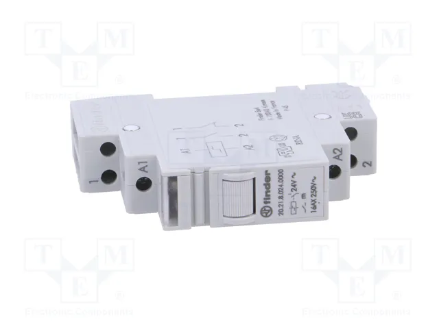 FINDER Relé de instalación biestable por impulsos 24V AC NA FINDER Relé de instalación biestable por impulsos 24V AC NA