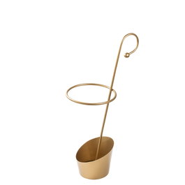 Aberto Design 005 Paragüero de Metal Dorado 34 x 23 x 67 cm