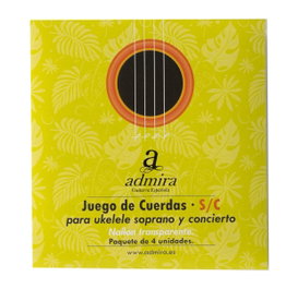 Juego de Cuerdas Admira para Ukelele Soprano y Concierto Ca500Uksc Nailon