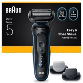 Braun Afeitadora Series 5 52-B1650S con Batería de Iones de Litio y 2 Accesorios para Afeitado Húmedo/Seco