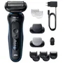 Braun Series 5 52-B1650S Afeitadora Eléctrica con Recortador Corporal y Barba, Carga Rápida 5 min, 50 min Uso Inalámbrico, Resistente al Agua 100%