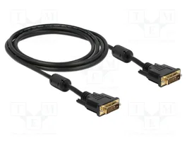 DeLOCK 83190 Cable DVI-D de 2 m Negro
