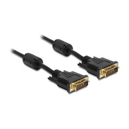 DeLOCK Cable DVI-D (24+1) (ST - ST) Macho/Macho 2 m Negro Contactos Chapados en Oro - 83190
