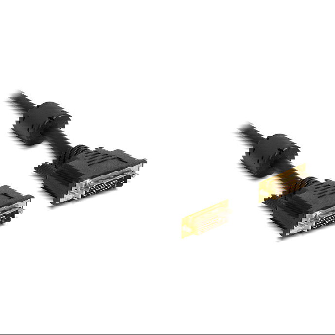 DeLOCK Cable DVI-D (24+1) (ST - ST) Macho/Macho 2 m Negro Contactos Chapados en Oro - 83190 DeLOCK Cable DVI-D (24+1) (ST - ST) Macho/Macho 2 m Negro Contactos Chapados en Oro - 83190