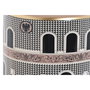 DKD Home Decor Tibor de Porcelana Multicolor JING DOOR con Diseño de Puertas