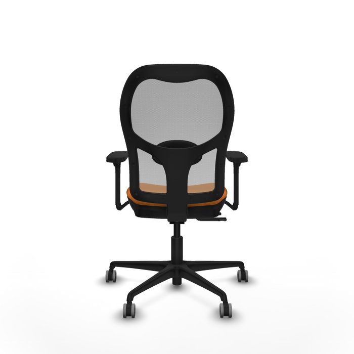 PIQUERAS Y CRESPO Silla de oficina Jorquera con mecanismo Sincro/Traslack Naranja y Gris PIQUERAS Y CRESPO Silla de oficina Jorquera con mecanismo Sincro/Traslack Naranja y Gris
