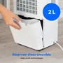 Medion AAAPJ07913 Deshumidificador 12L/día, Capacidad Tanque 2L