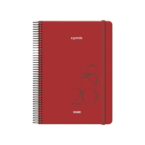 Dohe Montana Agenda Anual Espiral Tapa Extra con Goma Burdeos 140x200 Dohe Montana Agenda Anual Espiral Tapa Extra con Goma Burdeos 140x200