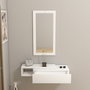 Hanah Home Aparador Vien - White, Melamina, Blanco