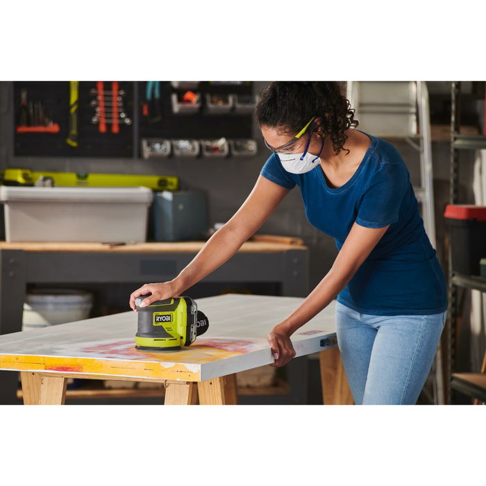 Ryobi RROS18-0 Lijadora Orbital Aleatoria Inalámbrica 18V