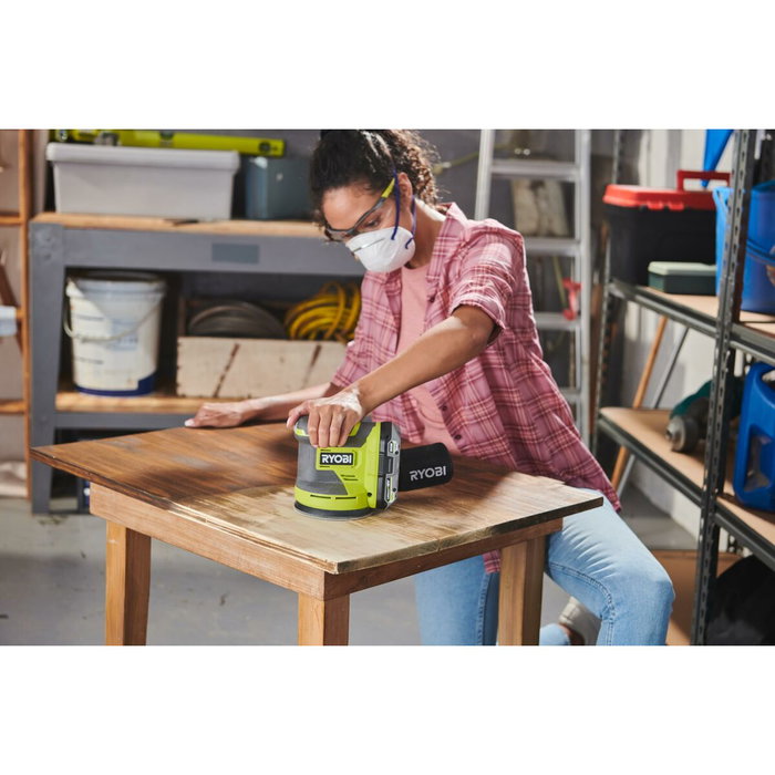 Ryobi RROS18-0 Lijadora Orbital Aleatoria Inalámbrica 18V