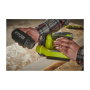 Ryobi RROS18-0 Lijadora Orbital Inalámbrica 18V Velcro 10000 OPM Negro Verde