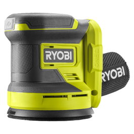 Ryobi RROS18-0 Lijadora Orbital Inalámbrica 18V Velcro 10000 OPM Negro Verde