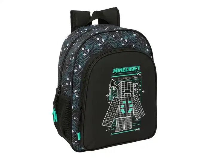 Safta Mochila Junior Minecraft Screen Adaptable a Carro Safta Mochila Junior Minecraft Screen Adaptable a Carro