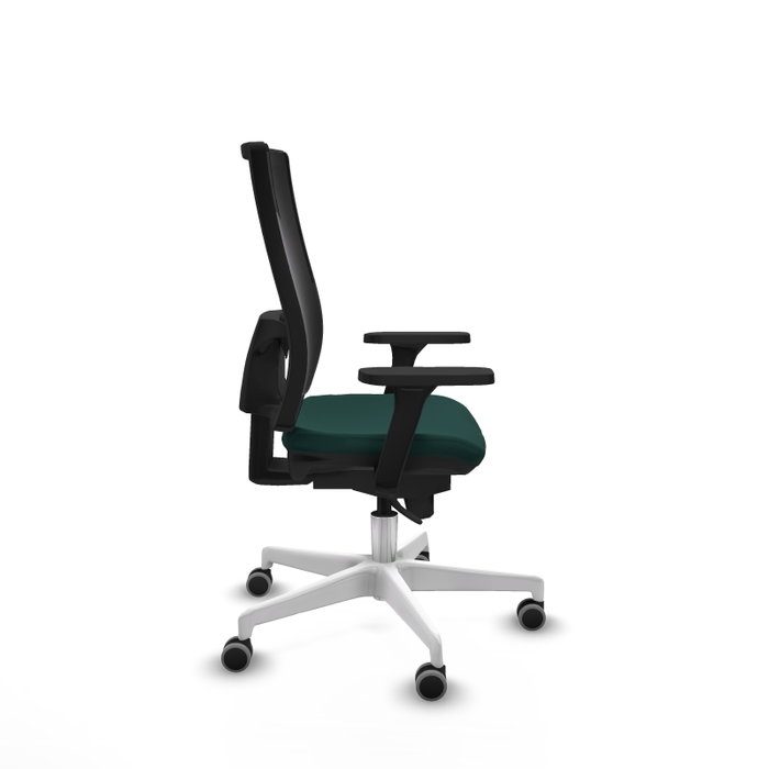 PIQUERAS Y CRESPO Silla de oficina Horna con mecanismo Sincro, Verde botella y Negro PIQUERAS Y CRESPO Silla de oficina Horna con mecanismo Sincro, Verde botella y Negro