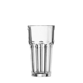 ARC Granity Vaso Alto - Vidrio Tensionado, 130 mm de Alto, 42 cl de Capacidad, Diámetro 89 mm, Borde Grueso (Set de 6)