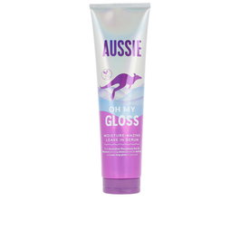 Aussie OH MY GLOSS Moisture-Mazing Leave-in Serum para Cabello, 160 ml - Sérrum Sin Aclarado con Aceite de Macadamia y Jojoba, Hidrata, Brillo y Controla el Frizz, Vegano