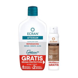 ECRAN Loción Aftersun de Leche Solar 400 ml + Leche Bronceadora SPF30 - Pack 1 unidad para Mujer