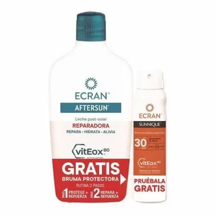 Ecran Loción Aftersun 400 ml + Bruma SPF30 75 ml