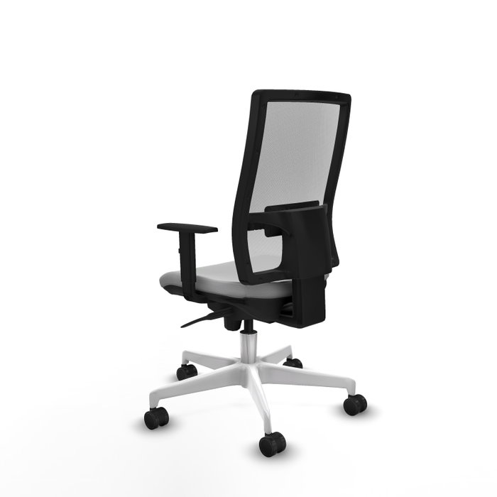 PIQUERAS Y CRESPO Silla de oficina Horna Gris claro y Blanco PIQUERAS Y CRESPO Silla de oficina Horna Gris claro y Blanco