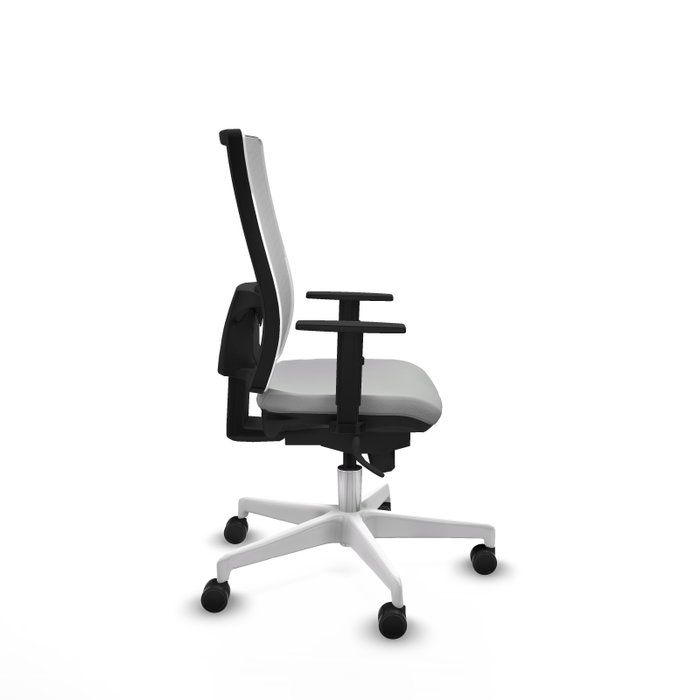 PIQUERAS Y CRESPO Silla de oficina Horna Gris claro y Blanco PIQUERAS Y CRESPO Silla de oficina Horna Gris claro y Blanco