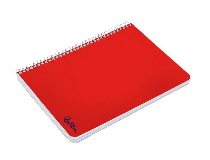 Liderpapel Cuaderno Espiral A5 Smart Tapa Blanda 80 Hojas 75gr Pauta 3,5mm Margen Colores Surtidos