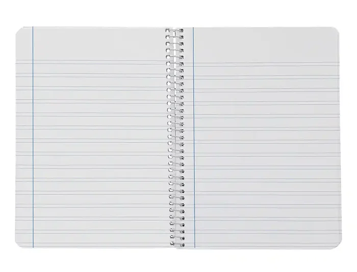 Liderpapel Cuaderno Espiral A5 Smart Tapa Blanda 80 Hojas 75gr Pauta 3,5mm Margen Colores Surtidos