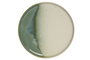 DKD Home Decor Plato de Porcelana Jade Verde Colección JADE 24