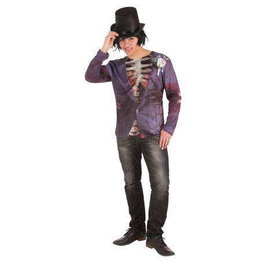 Creaciones Llopis Disfraz Adulto Camiseta Novio Cadáver