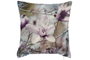 DKD Home Decor Cojin 2 Unidades 45x45 cm Morado Verde Flor Algodon