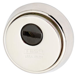 TESA Escudo Cerrado Cerradura Seguridad E700L26Ln Latón Niquelado