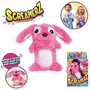 Smoby SIM4006592091361 Screamerz Peluche Interactivo Conejo 27 cm con Sonidos al Agitarlo o Pulsar Botón