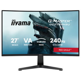 iiyama G-Master GC2784HSU-B1 27" FHD VA 240Hz Curvo Gaming Monitor 0,7ms FreeSync Premium HDR10 Negro