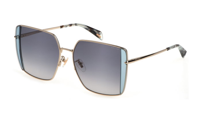 Police SPLL37-560594 Gafas de sol para mujer con cristal azul degradado Police SPLL37-560594 Gafas de sol para mujer con cristal azul degradado