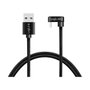 LogiLink Cable USB 2.0 Type-C gaming, C/M 180° a A/M, 3 m, negro