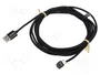 LogiLink Cable USB 2.0 de USB-A a USB-C de 3 m con conector angular de 180°