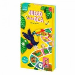 AUZOU EDITIONS, JUEGO DE LA OCA EN LA SELVA. JUEGO DE MADERA