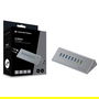Conceptronic HUBBIES18G Hub USB-A 3.0 / USB-C con 6 x USB-A 3.0 y Ethernet Gigabit Gris