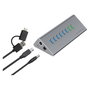 Conceptronic HUBBIES18G Hub USB de 10 puertos con 60 W de carga