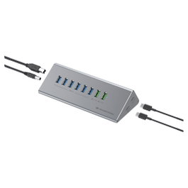 Conceptronic HUBBIES18G Hub USB de 10 puertos con 60 W de carga