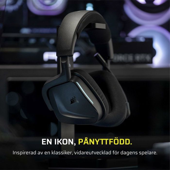 Corsair VOID WIRELESS V2 RGB Gaming Dolby Atmos Negro Carbón Corsair VOID WIRELESS V2 RGB Gaming Dolby Atmos Negro Carbón
